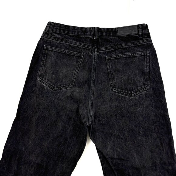 Nasty Gal Relaxed Straight Women's size 12 Black Denim Jeans - Picture 4 of 4